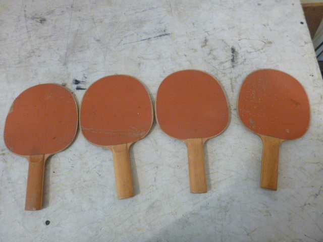 4 Ping Pong Paddles