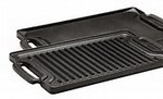 lot 1 image: 19 Cast Iron GrillGriddle