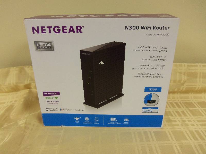 lot 44 image: Netgear N300 WiFi Router