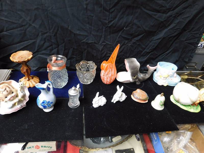 lot 23 image: ceramic and glass collectibles planters vases and more