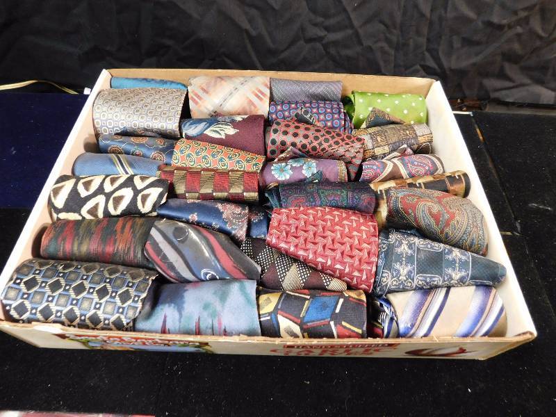 lot 35 image: assorted neckties would be great for resale or for craft projects
