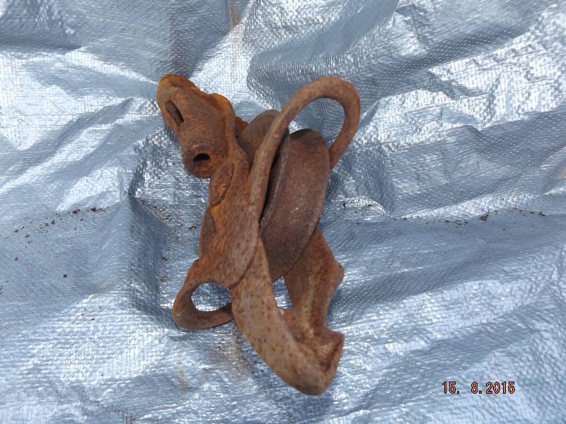 Antique pulley