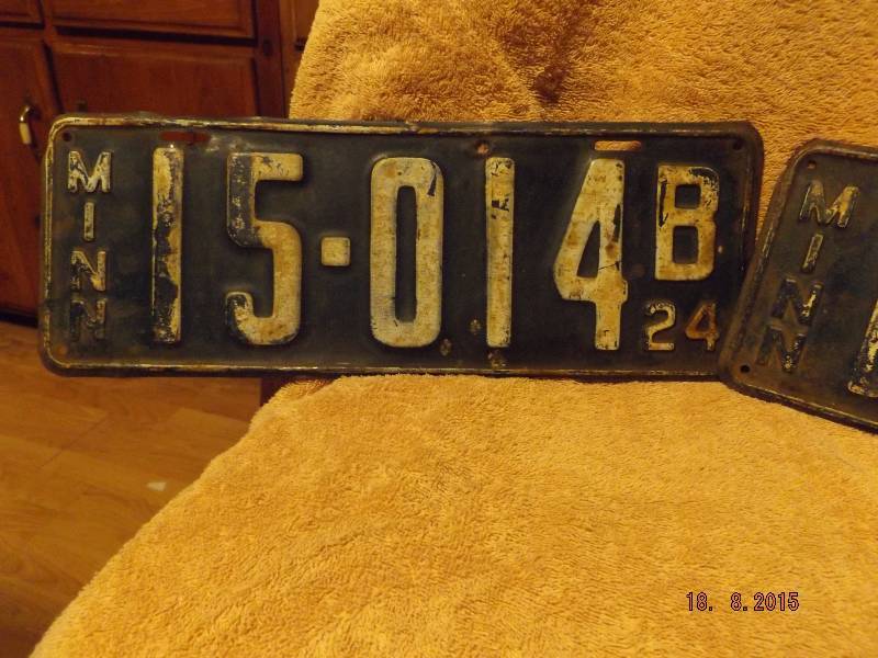antique license plates