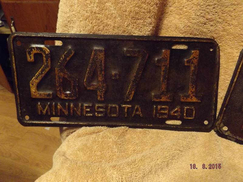 antique license plates