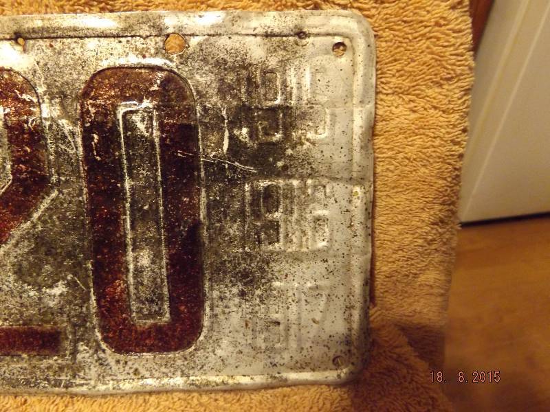antique license plates
