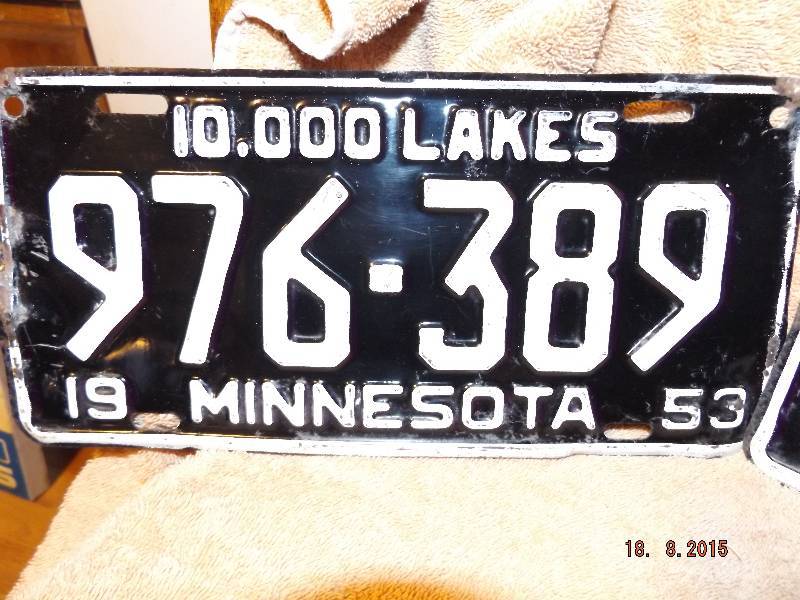 antique license plates