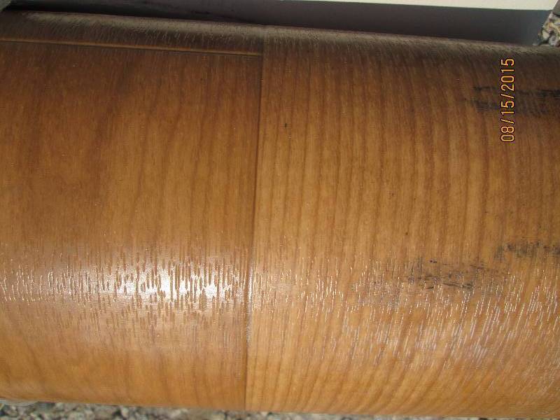 Remanant roll of laminate flooring,...