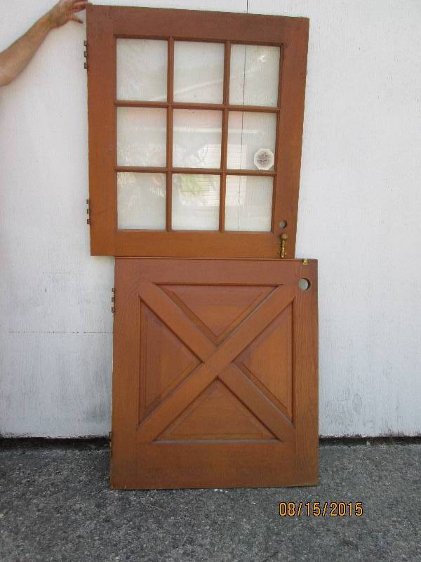 Nice finished 2 section door like i...