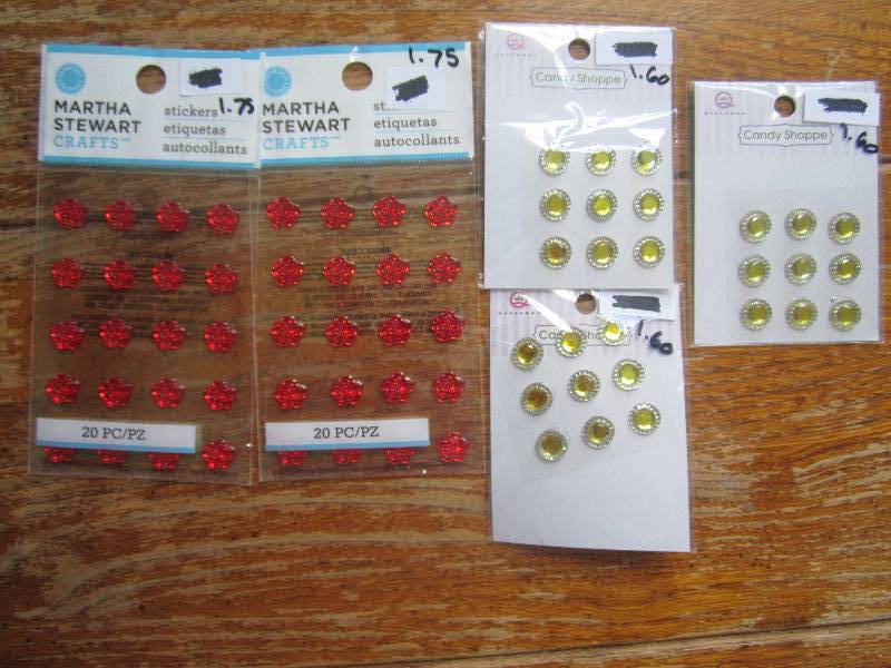 lot of 5 martha stewart stickers, a...