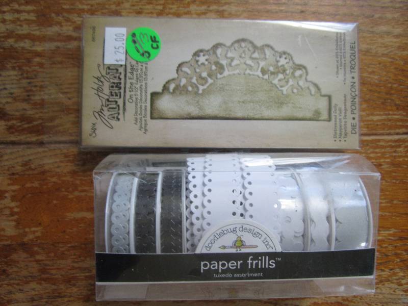 lot of paper frills and alterations...