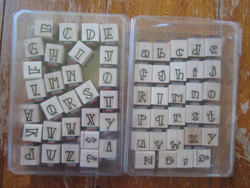 2 A-Z stamp sets ...