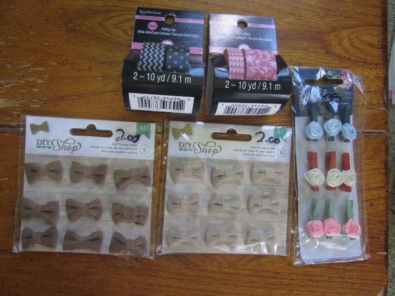 mixed lot of diy shop bows, decorat...