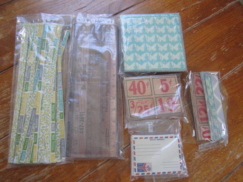 scrapbook page cut outs ...