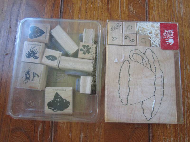 mixed heart stamps ...