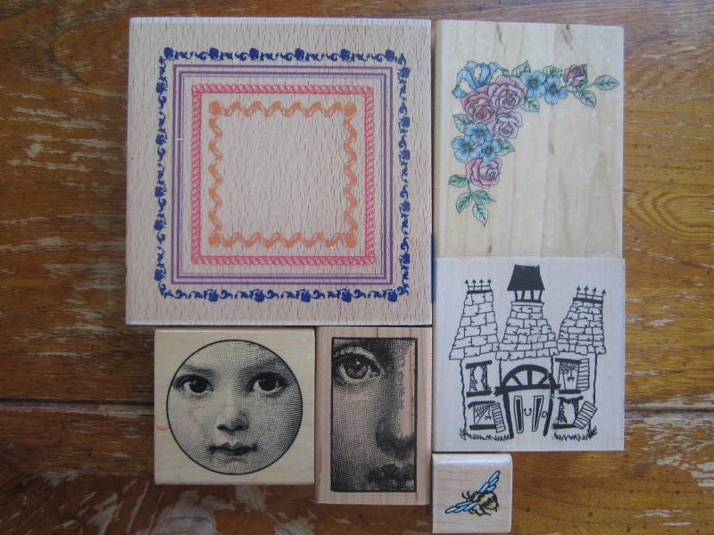 mixed lot of 6 stamps ...