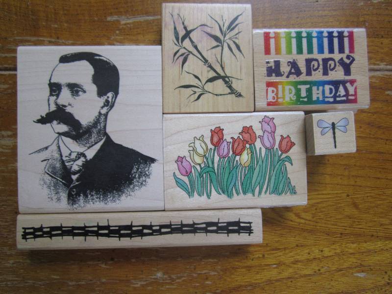 mixed lot of 6 stamps ...