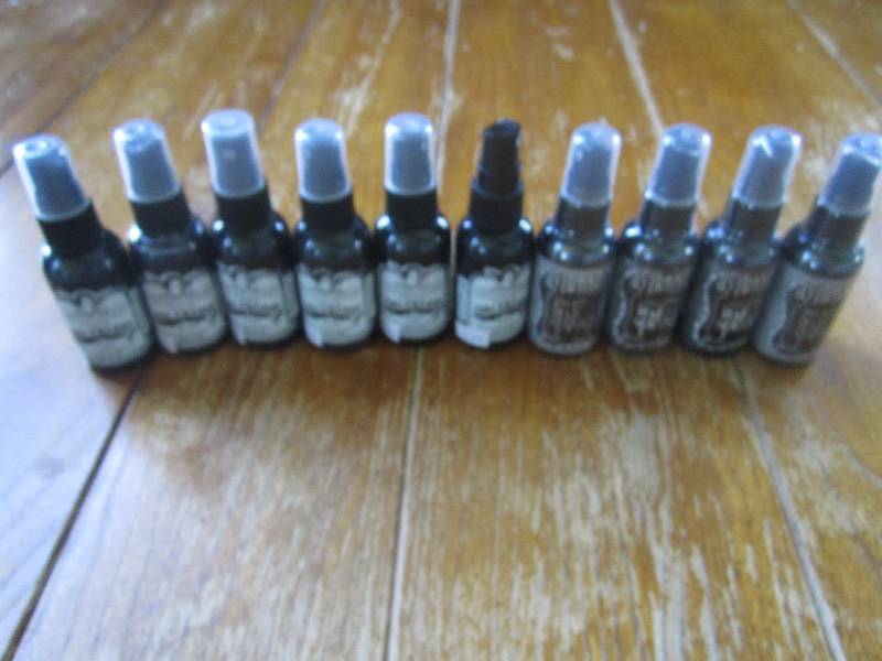 10 bottles of dylusions ink spray a...