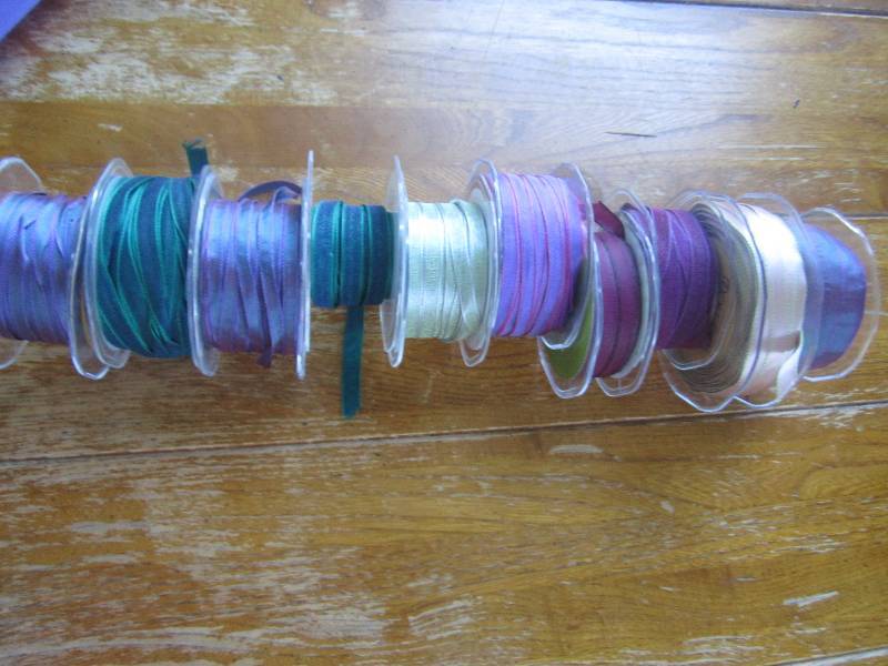 lot of 10 ribbon spools ...