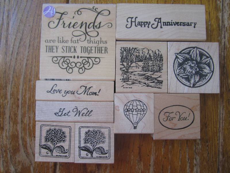 mixed lot of 10 stamps ...
