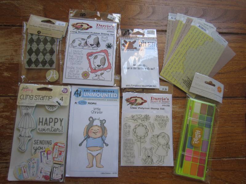 mixed lot of paint, stickers, and s...