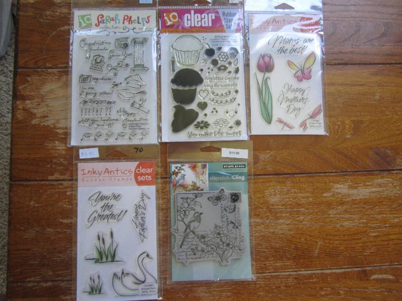 5  clear stamp sets ...