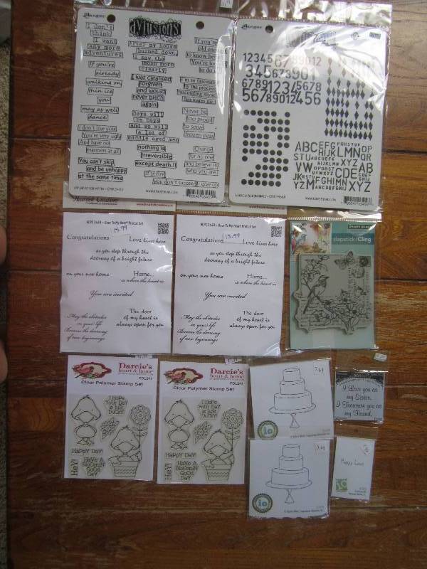mixed lot of stamp sets ...