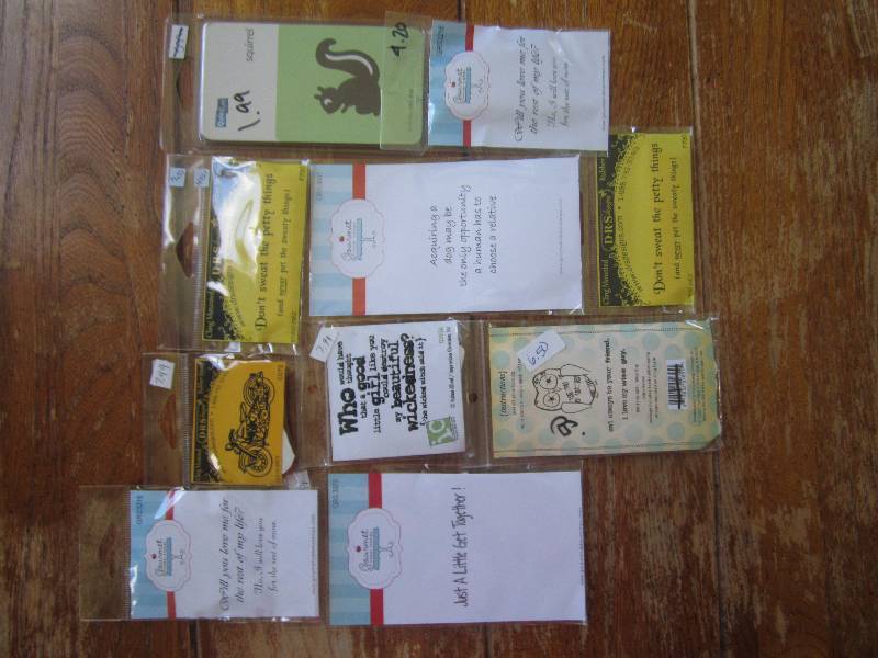 lot of stamps and squirrel dies ...