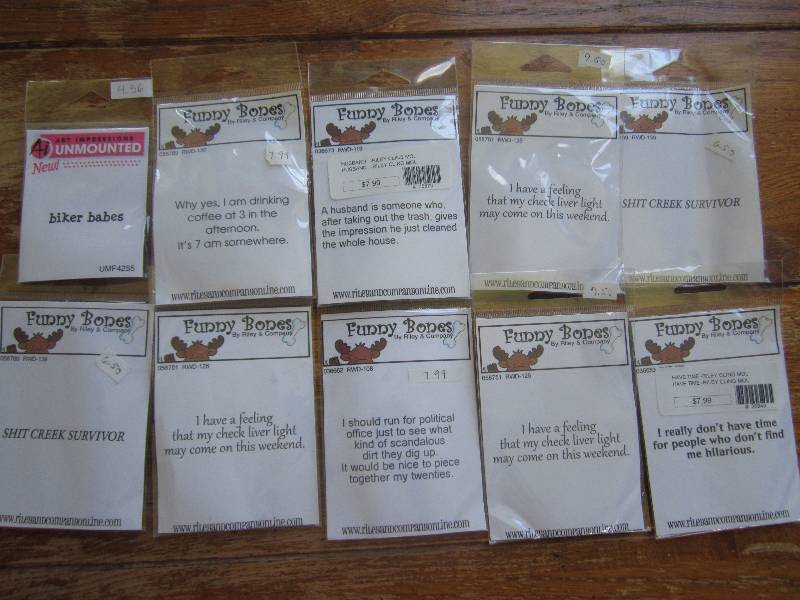 lot of 10 quote stamps ...