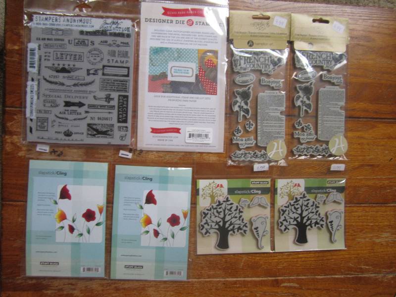 lot of 8 stamps and designer die an...