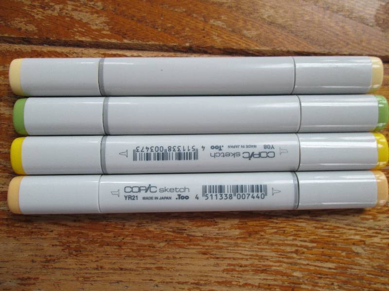 lot of 4 copic sketch brush and fin...