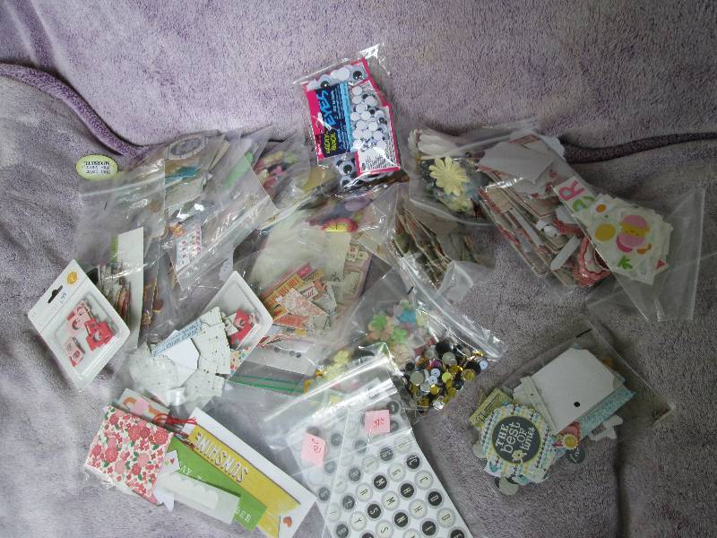 large lot of  themed scrapbooking p...