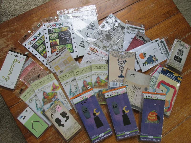 mixed lot of texture fades, dies, s...