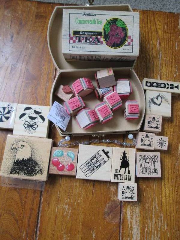 large lot of small stamps, vintage ...