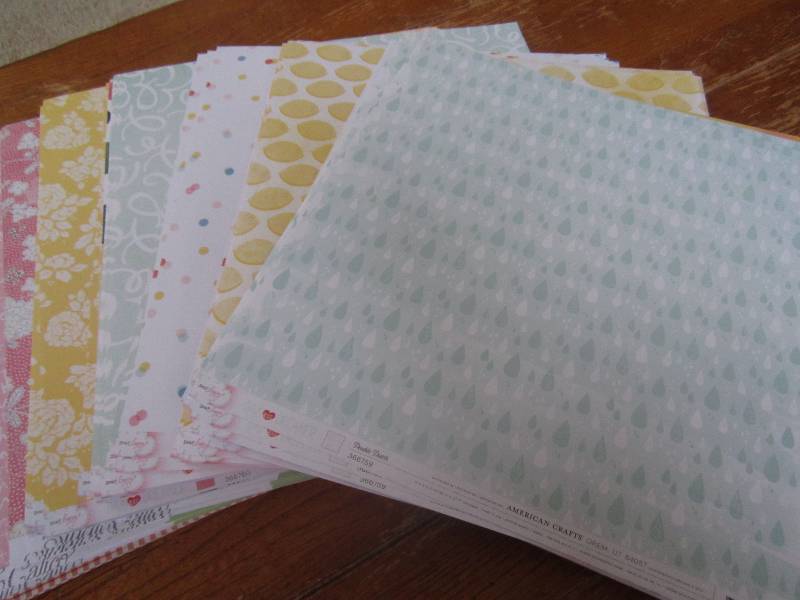 lot of assorted 12 x 12 scrapbook...