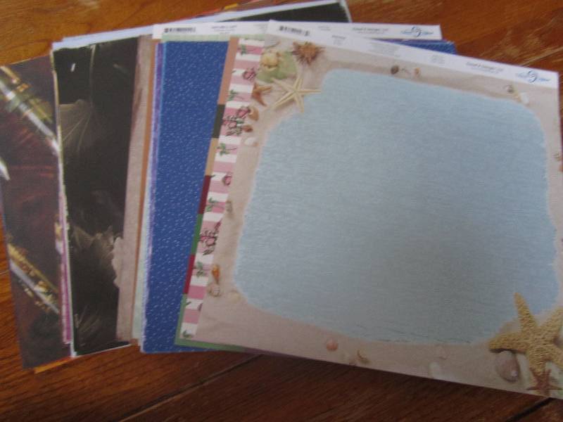 lot of assorted 12 x 12 scrapbook...