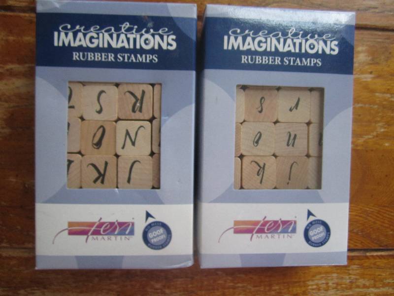 lot of 2 creative imaginations rubb...