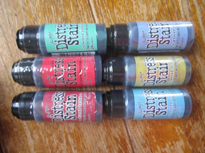 lot of 6 jim holk distress stain ...
