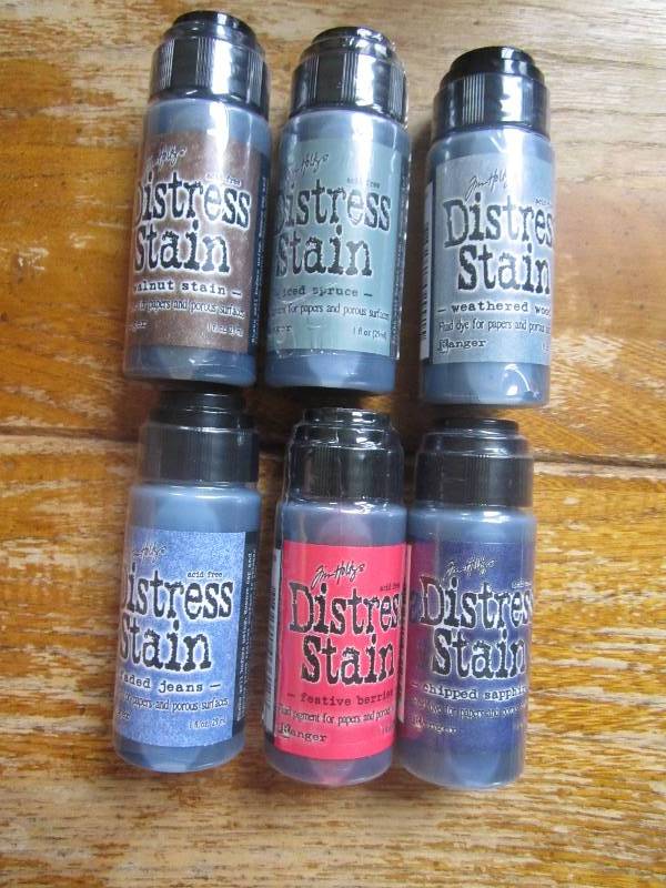 lot of 6 jim holk distress stain ...