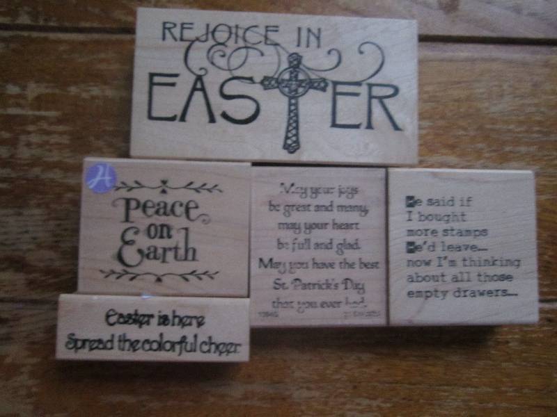 lot of 5 quote stamps ...