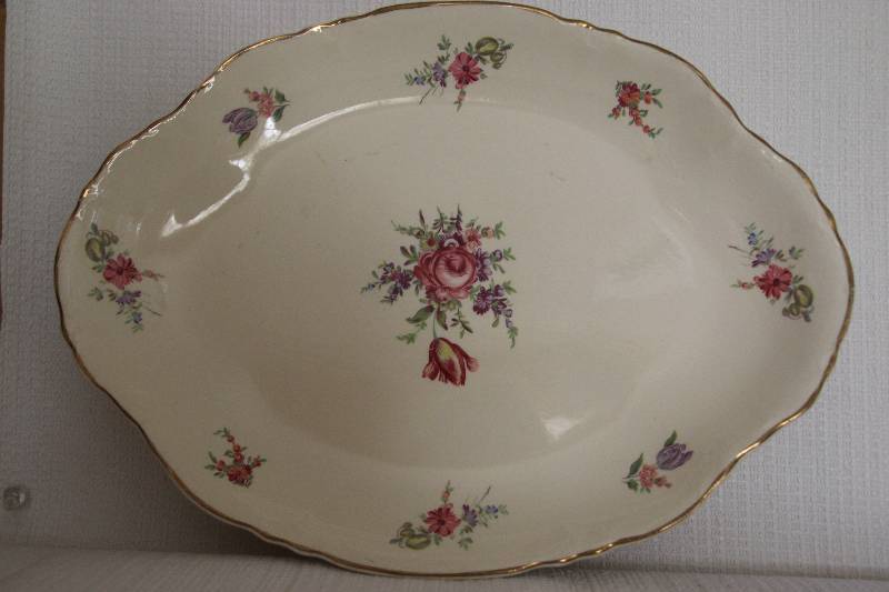 Large Platter from Household Institute - Priscella Pattern
