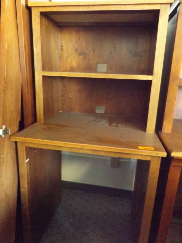 lot 106 image: Electronics Wood TableDesk