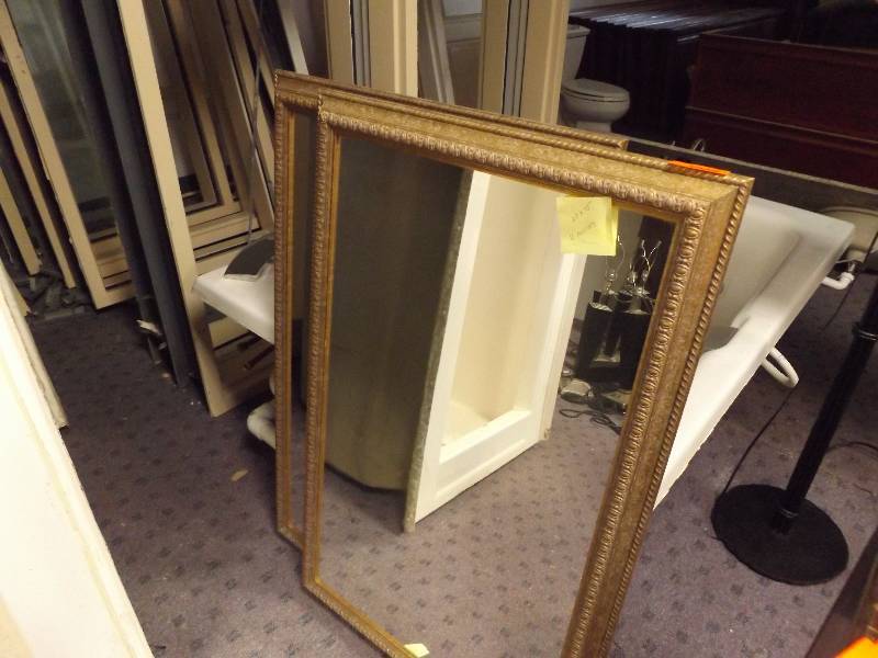 lot 143 image: 2 Nicely Framed Mirrors 28 x 45