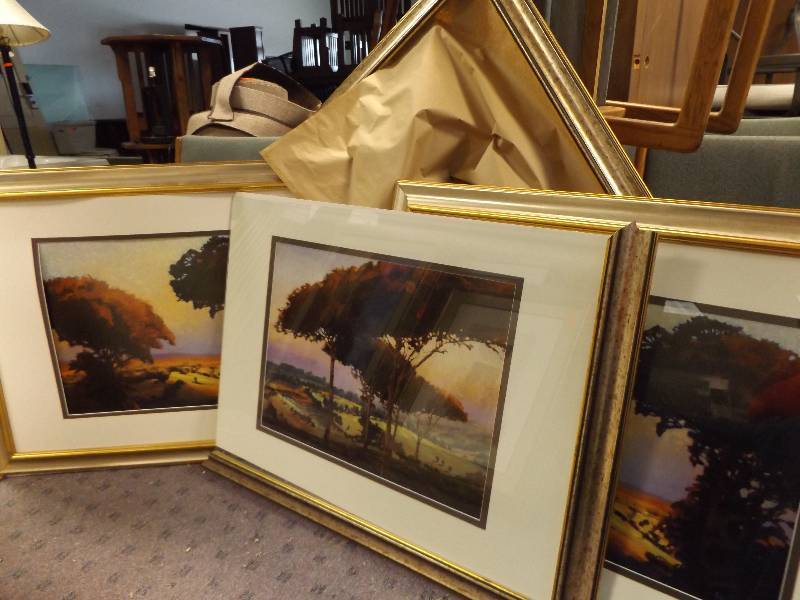 lot 147 image: 3 Outdoor Prints with damage