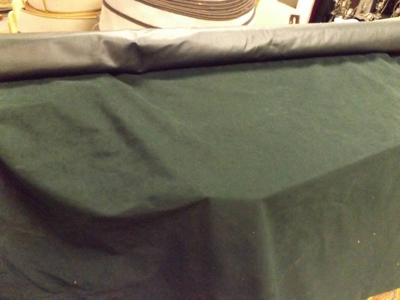 lot 148 image: Green Velour Fabric
