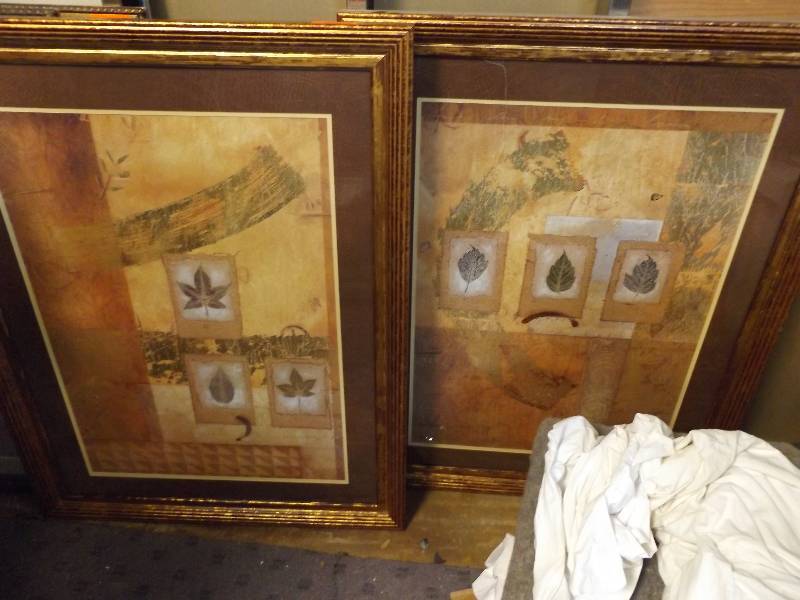 lot 26 image: 2 Leaf Pattern Prints