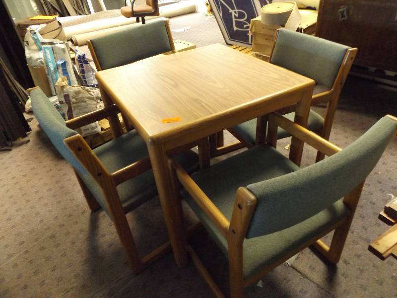 lot 60 image: Table and 4 Chairs