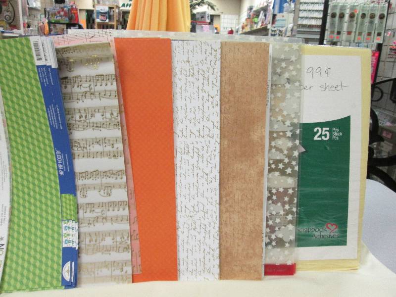 Assorted Design Paper 1ft by 1 ft A...