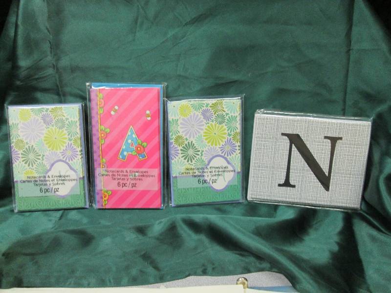 4 Packet Set Assorted Notecards...