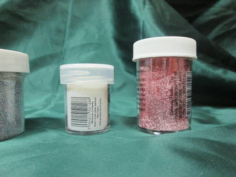 Assorted Glitter, Embossing Powder,...