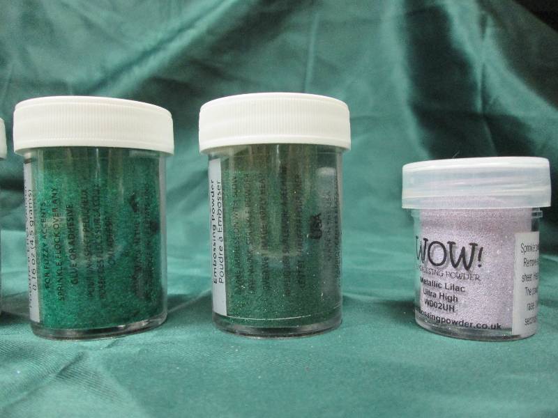 Assorted Glitter, Embossing Powder,...
